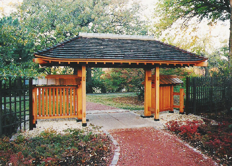 Memorial Japanese Garden Entry Gate Ameriscan Designs - Japanese Garden Entry Gates